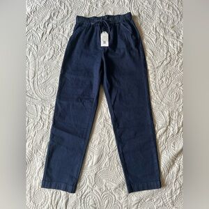 NWT Universal Standard denim joggers in Dark Indigo. Size 2XS (6-8)  inseam 29 “